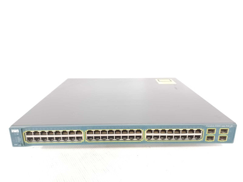 Cisco WS-C3560G-48PS-S 48 Port PoE 3560G Gigabit Switch _
