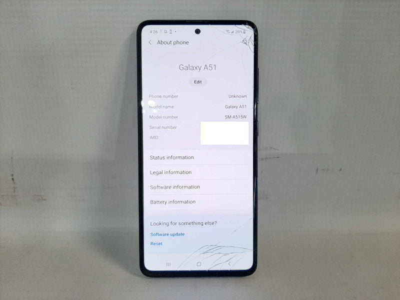 Samsung Galaxy A51 64GB READ $