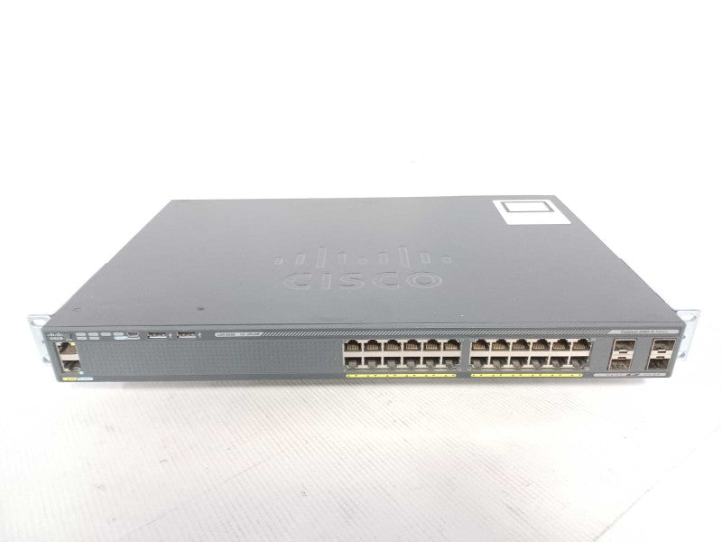 CISCO WS-C2960X-24TS-L Managed Switch 24x 1GB & 4x 1GB SFP Q_