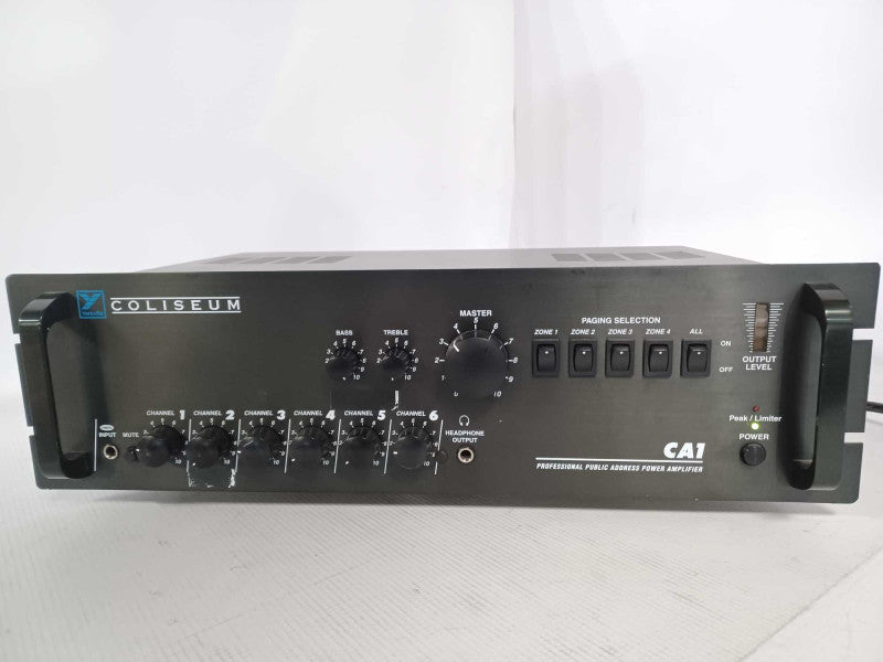Coliseum CA1 Profesional Public Address Power Amplifier, Read _