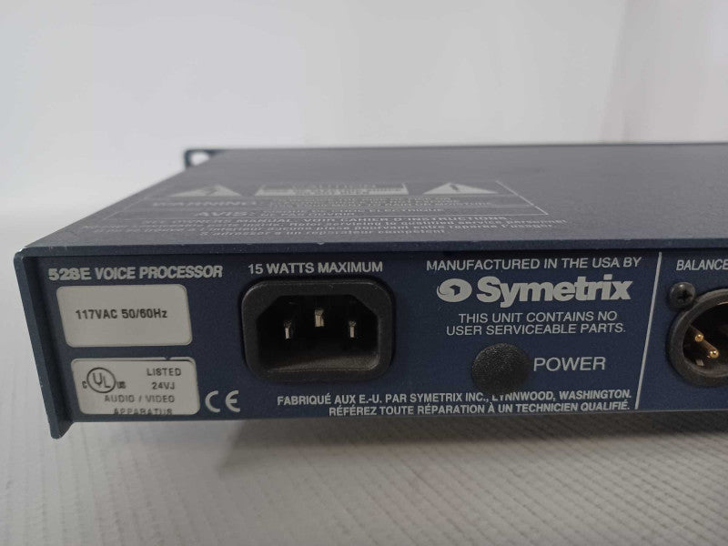 Symetrix 528E Rack Mount Voice Processor, Read _