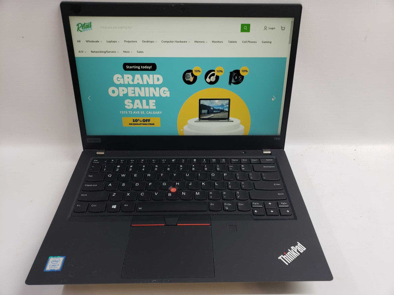 Lenovo ThinkPad T490 intel i7-8565U @ 1.60GHz / 8GB Ram / 256GB M.2