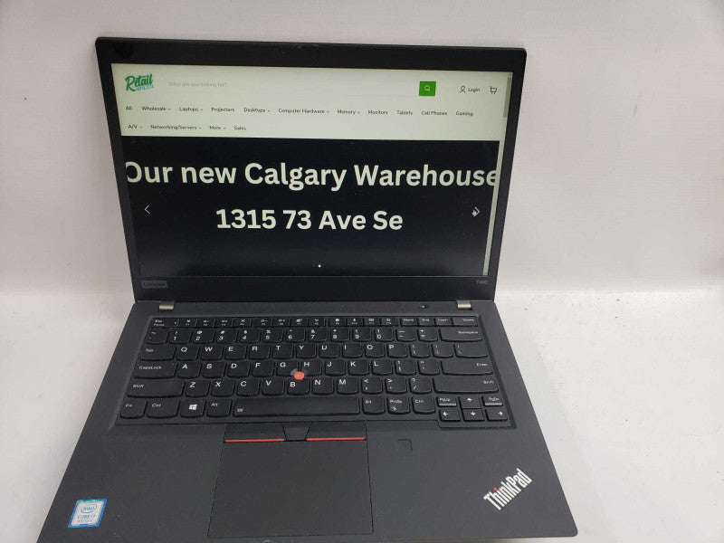 Lenovo ThinkPad T490 intel i7-8565U @ 1.60GHz / 8GB Ram / 256GB M.2