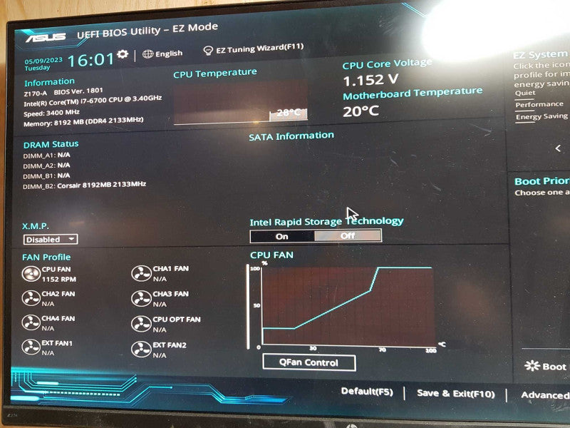 Custom PC - Asus Z170 series Motherboard, Intel i7-6700 3.4 ghz, 8GB
