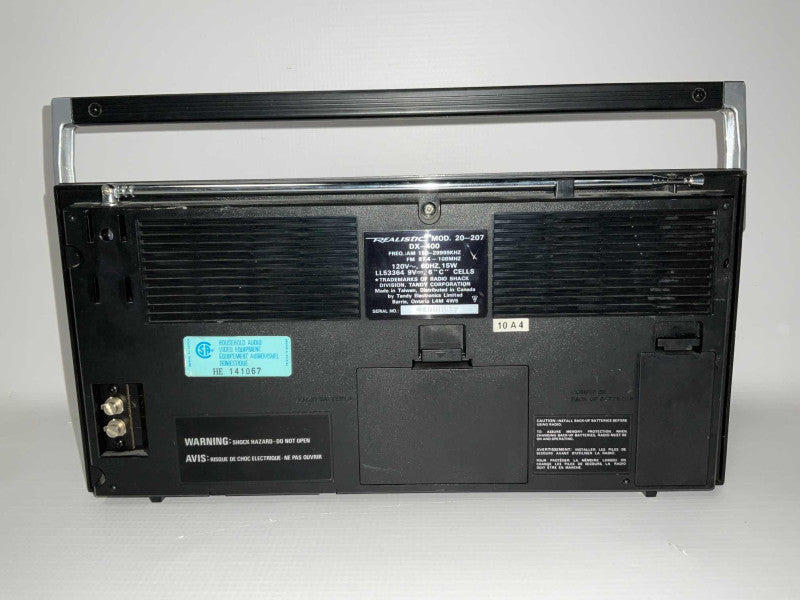 Radio Shack Voice of the World Realistic 20-207 RADIO  -