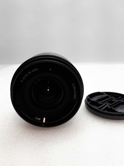 Sony 10-18mm 4/10-18 SEL1018 2088356 Lens with Lid &