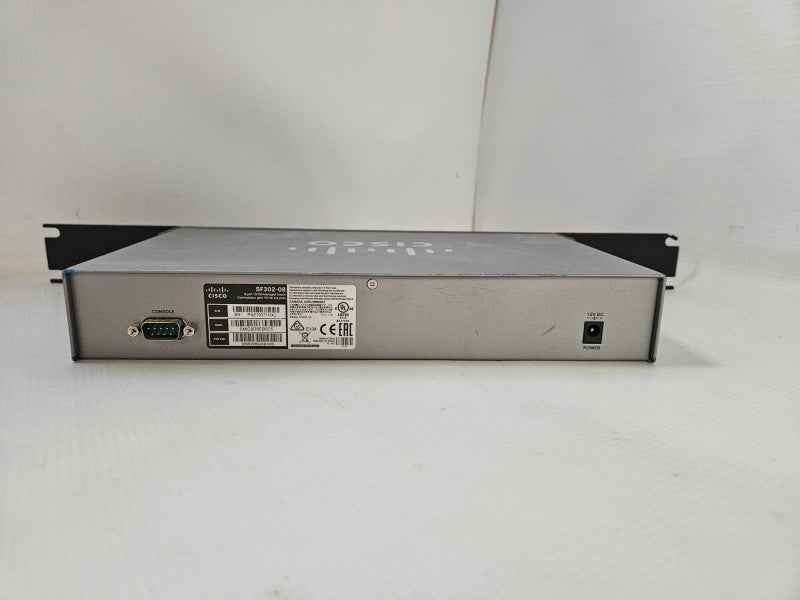 Cisco SF302-08 8-Port 10/100 Managed Switch With Rack Mount Ears Q)