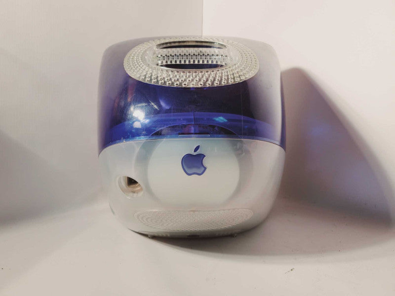 Apple G3 iMac Blueberry PowerPC M5521 Vintage AIO w/ Apple Mouse & Keyboard (