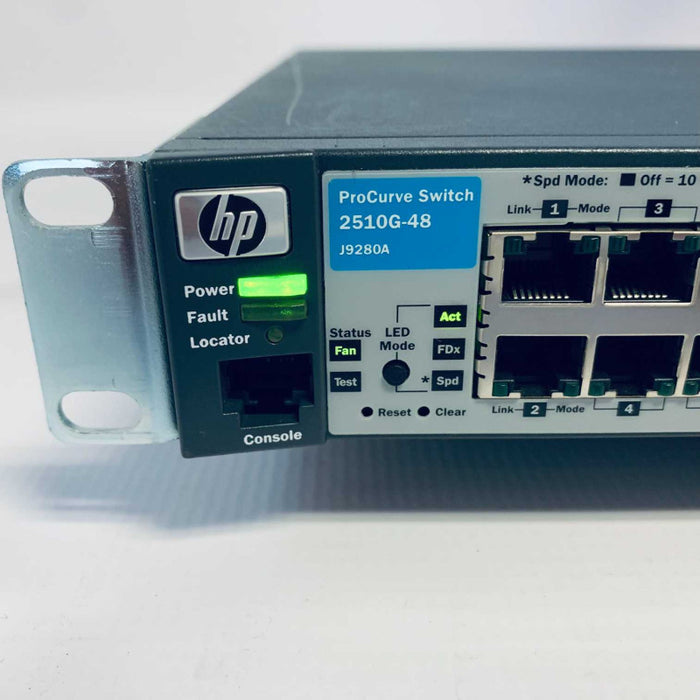 HP ProCurve 2510G-48 with Bracket HP 2510G-48 Gigabit Switch HP J9280A  =