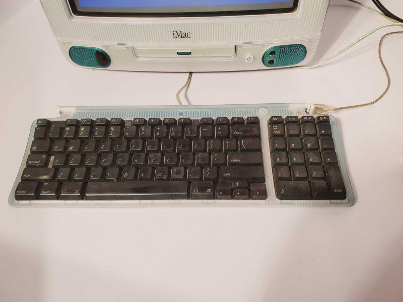 Apple iMac G3 1998 Green Desktop Computer MAC M4984 W/ Apple Mouse & Keyboard (