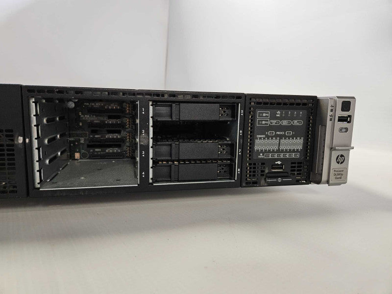 HP ProLiant DL380p Gen8 1x Xeon E5-2609 0 @ 2.40GHz 64 GB RAM P420i Raid )