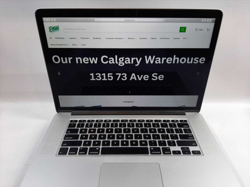 MacBook Pro 15 Retina Mid 2015 with Intel i7 CPU 2.2GHz 16GB RAM & 256GB