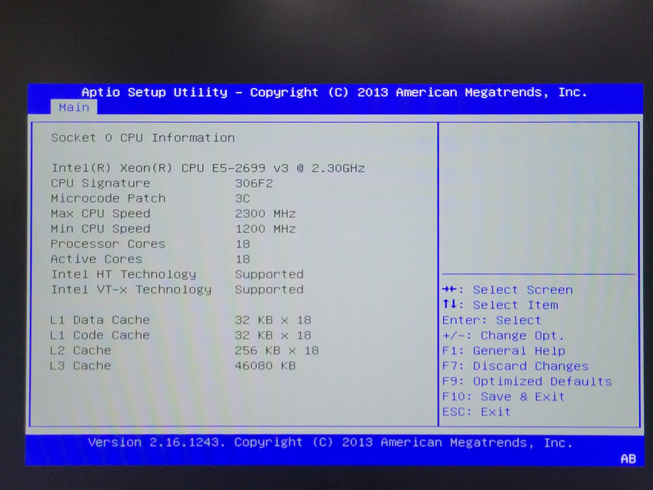 Sun Oracle Database Appliance X5-2, 2x Xeon E5-2699v3 128GB DDR4 2x PSU _