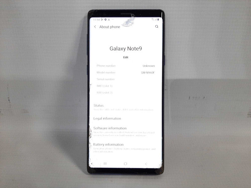 Samsung Galaxy Note 9 521GB - Dark Blue $