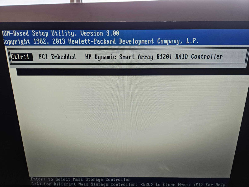 HP ProLiant DL320e 1x Xeon E3-1240 V2 @ 3.40GHz 8GB RAM B120i RAID )