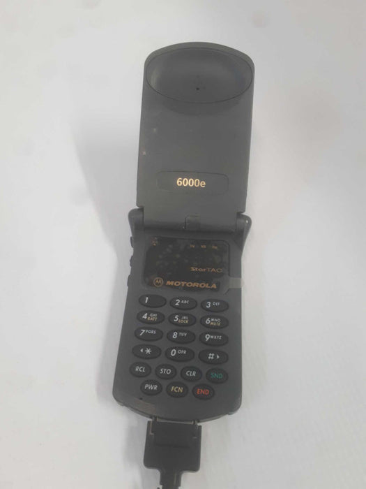 motorola star tac 6000e model 80094cnbla w chargers, batteries