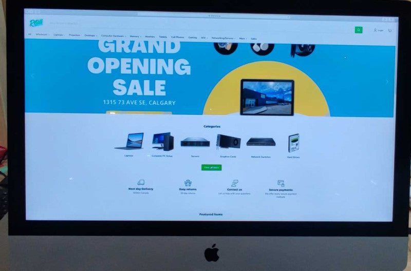 Apple iMac 27-Inch Intel Core i7 4 GHz Retina 5K Late 2014 16GB RAM 3TB