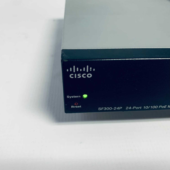 Cisco SF300-24P - SRW224G4P - 24 Port PoE Managed Switch =