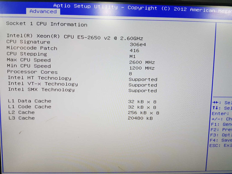 Supermicro X9DAi 2x Xeon E5-2650 V2 @ 2.60ghz / 32gb ram / Quadro K2200 #