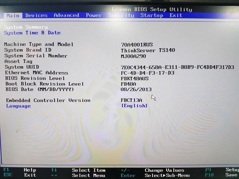 Lenovo Thinkserver TS140 Xeon E3-1225 V3 @ 3.20ghz / 8gb ram / READ #