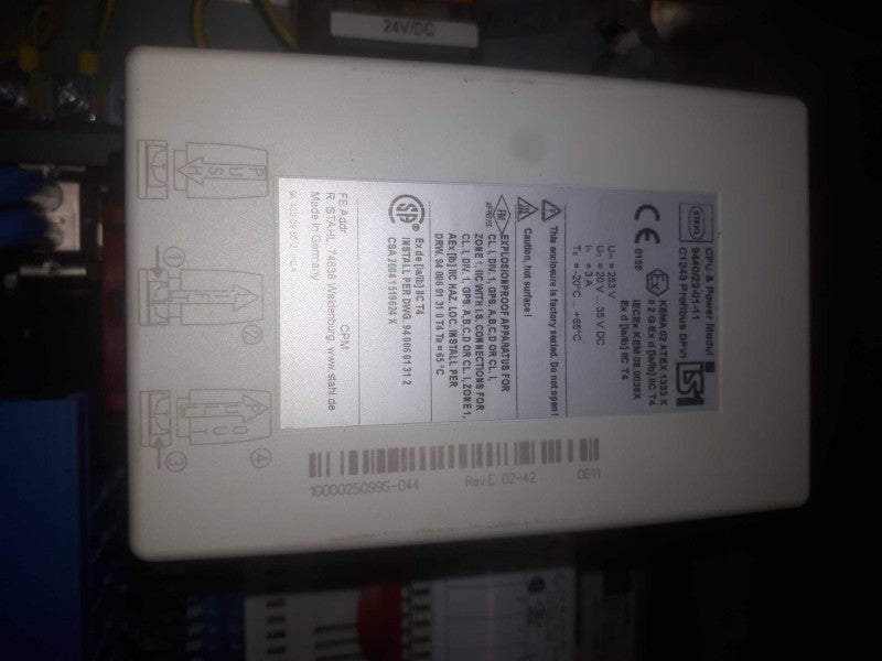 Stahl Panel 8126/5490-4 24V/DC w/ Modules