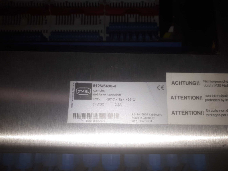 Stahl Panel 8126/5490-4 24V/DC w/ Modules