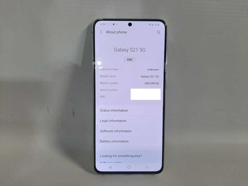 Samsung Galaxy S21 5G 128GB - White $
