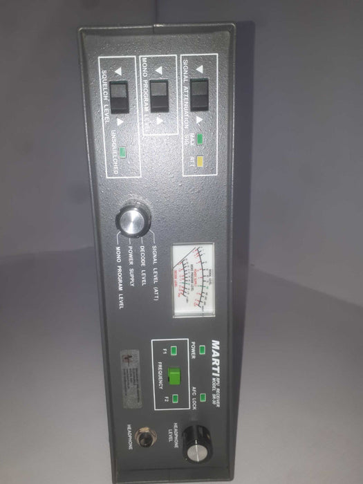 marti  rpu receiver on 455.4125 & 455.4875 mHz