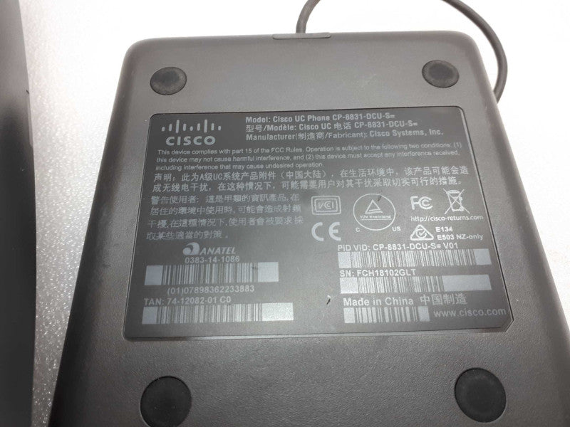 Cisco Unified IP Conference Phone 8831 Base & Control unit Q&