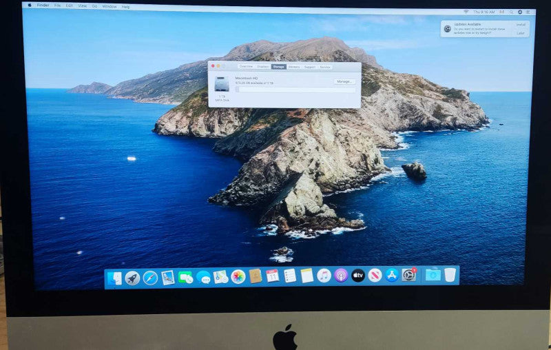 Apple iMac 21.5-Inch Late 2013, 2.7GHz Intel Core i5, 1TB HD, & 8GB RAM