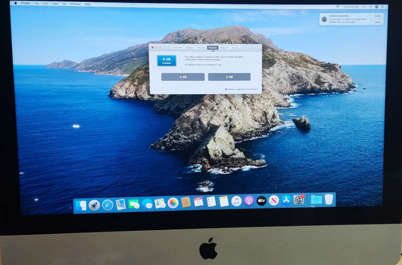 Apple iMac 21.5-Inch Late 2013, 2.7GHz Intel Core i5, 1TB HD, & 8GB RAM