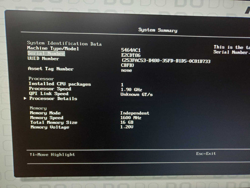 SystemX 3500 M5 Xeon E5-2609(v3) @ 1.9GHz 16GB DDR4 8x2.5\\" No HDD M5210 Raid (
