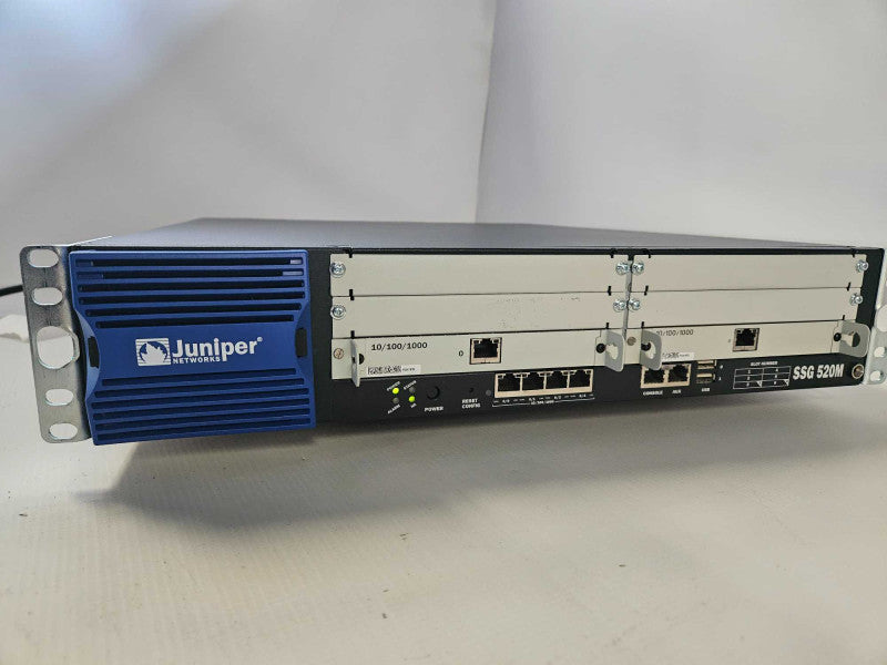 Juniper SSG-550M-SH 500 Series 4x 1 Gigabit RJ-45 6x Module Slot Gateway )