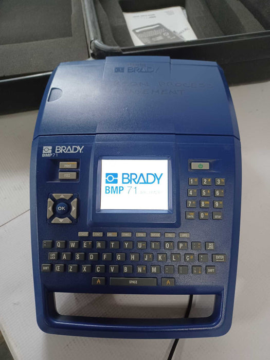 Brady Corporation BMP71 Thermal Label Printer with power adapter _