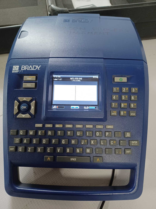 Brady Corporation BMP71 Thermal Label Printer with power adapter _