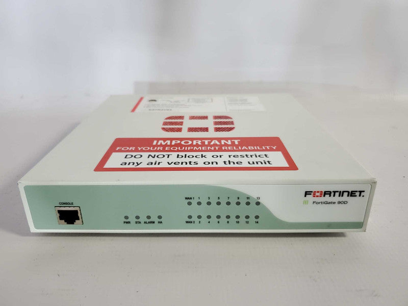Fortinet Fortigate FG-90D Firewall Network Security Appliance (