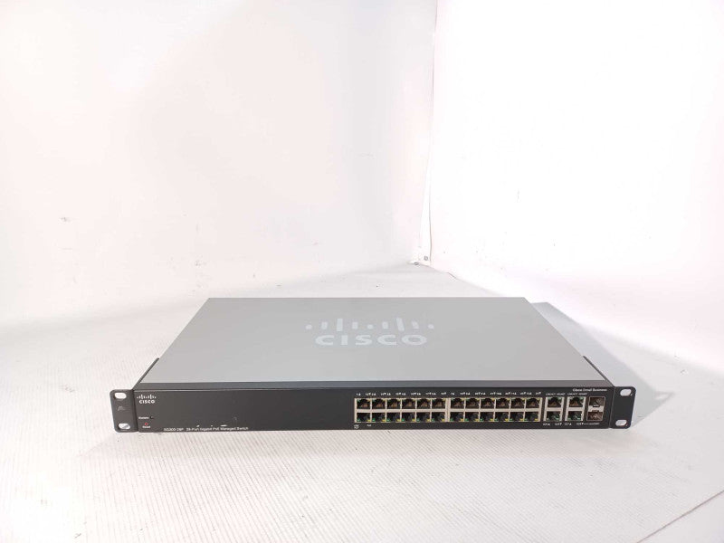 Cisco SG300-28P 28-Port Gigabit PoE Managed Switch SRW2024P-K9 _