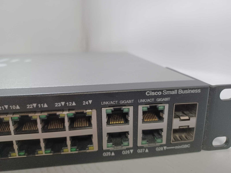 Cisco SG300-28P 28-Port Gigabit PoE Managed Switch SRW2024P-K9 _