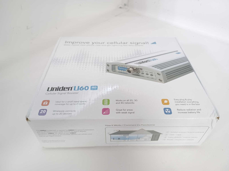 Uniden U60 UNI-2005-CPAL F10G-5S 4G Cellular Signal Booster _
