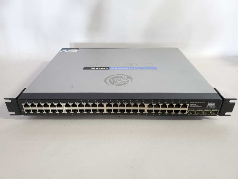 Cisco Linksys SRW2048 | 48 Port 10/100/1000 Gigabit Switch (