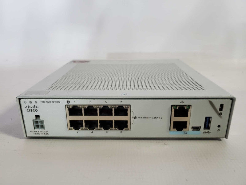 Cisco Firepower 1000 Series FPR-1010 Network Security/Firewall (