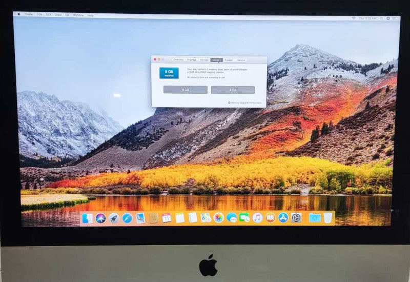 Apple iMAC Late 2013 21.5\\" A1418 I5 2.7GHz 8GB 1TB Iris Pro ME086LL/A