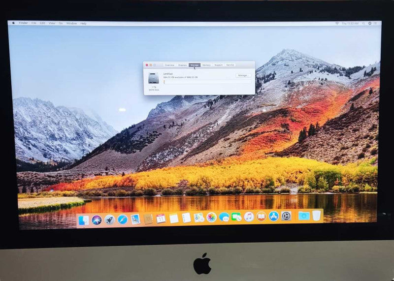Apple iMAC Late 2013 21.5\\" A1418 I5 2.7GHz 8GB 1TB Iris Pro ME086LL/A
