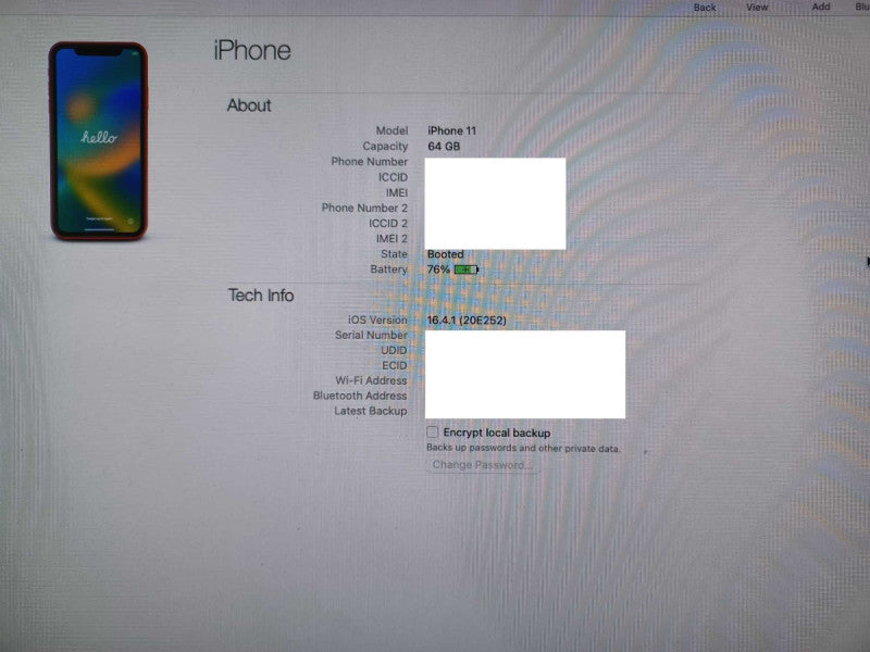 Apple iPhone 11 64GB  Red READ _