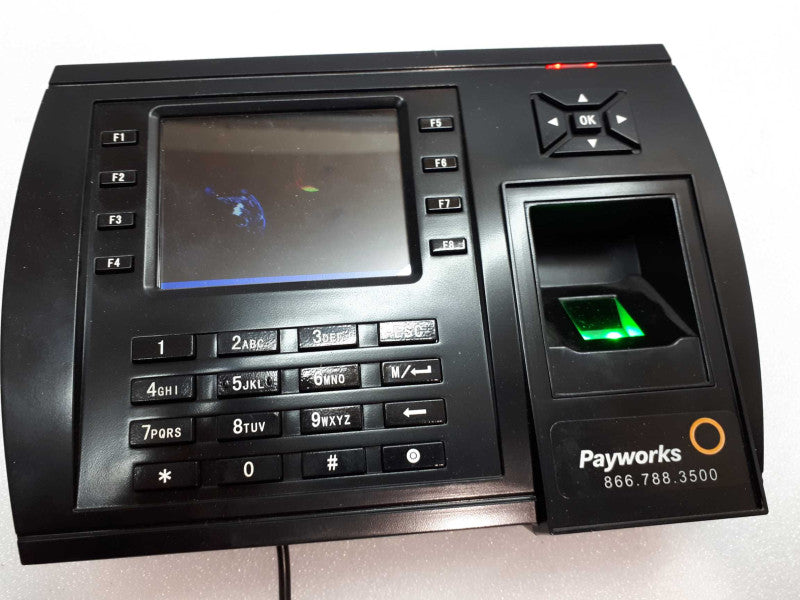 Payworks H0201 Multimedia Fingerprint Access Control Time Clock Terminal &