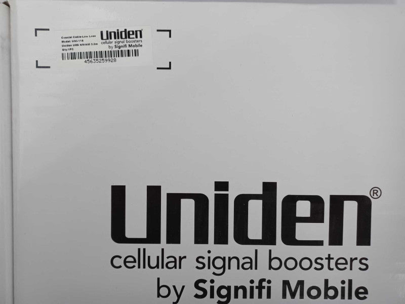 Uniden UNI-116 Coaxial Low Lose Cable _