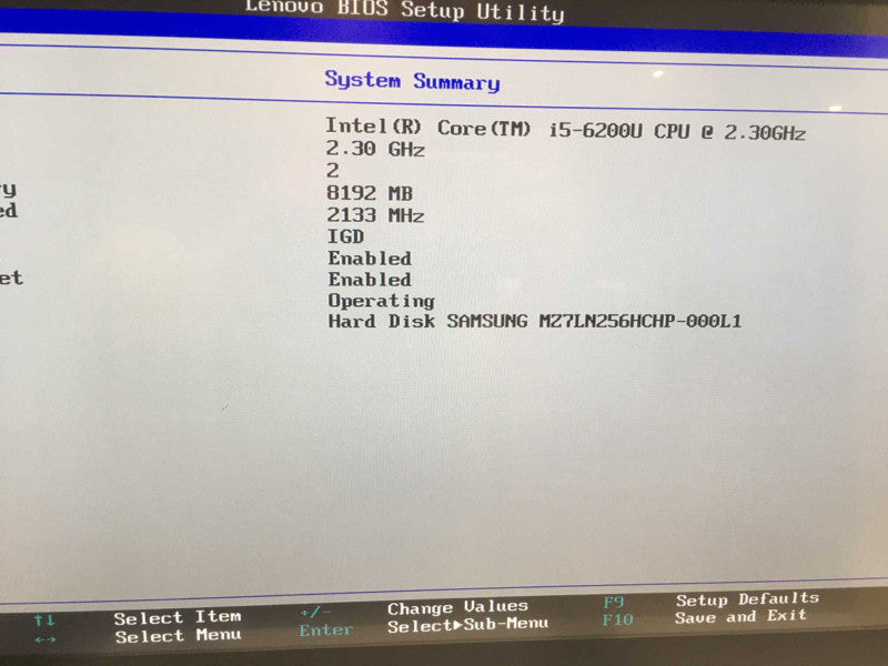 Lenovo Thinkcentre X1 23.8\\" AIO i5-6200U 2.3GHz,8GB,256GB SSD No OS,BLUETOOTH
