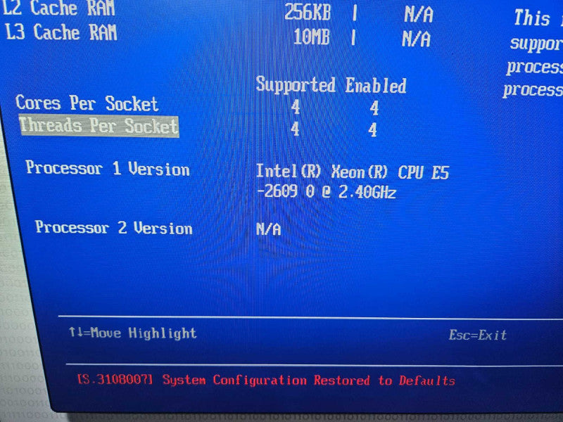 IBM System X3500 M4 1x Xeon E5-2609 0 @ 2.40GHz 8GB Ram 2x PSU )