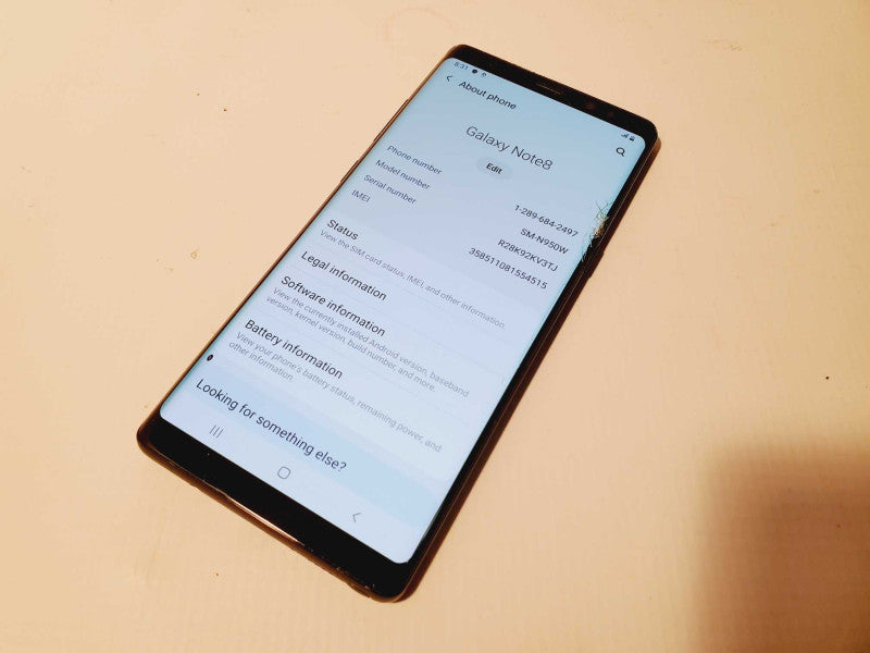 Galaxy Note 8 - 64GB - Black [Read] (