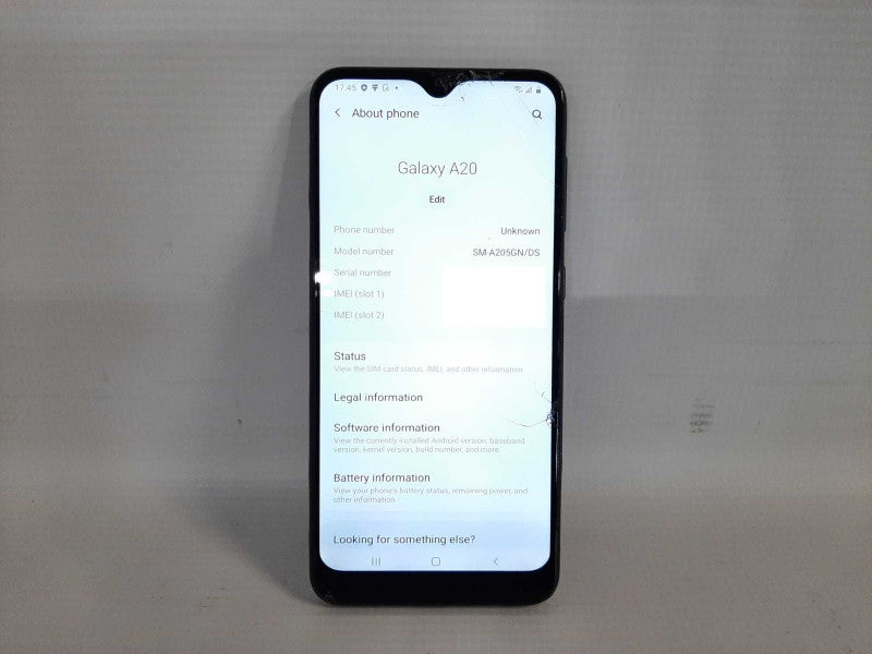 Samsung Galaxy A20 32GB $